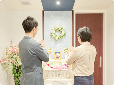 ペット葬儀の様子