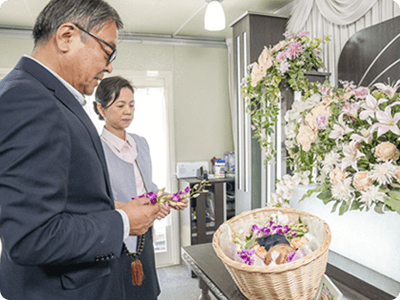 ペット葬儀の様子