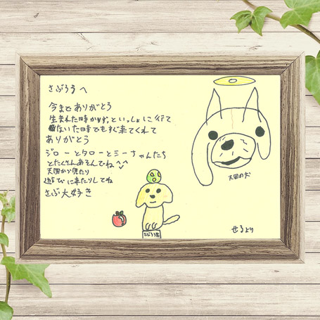 ペットへのメッセージ7